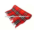 Шотландские тканые шарфы оптом 100% кашемировый материал Реальный кашемировый шарф для мужчин и женщин